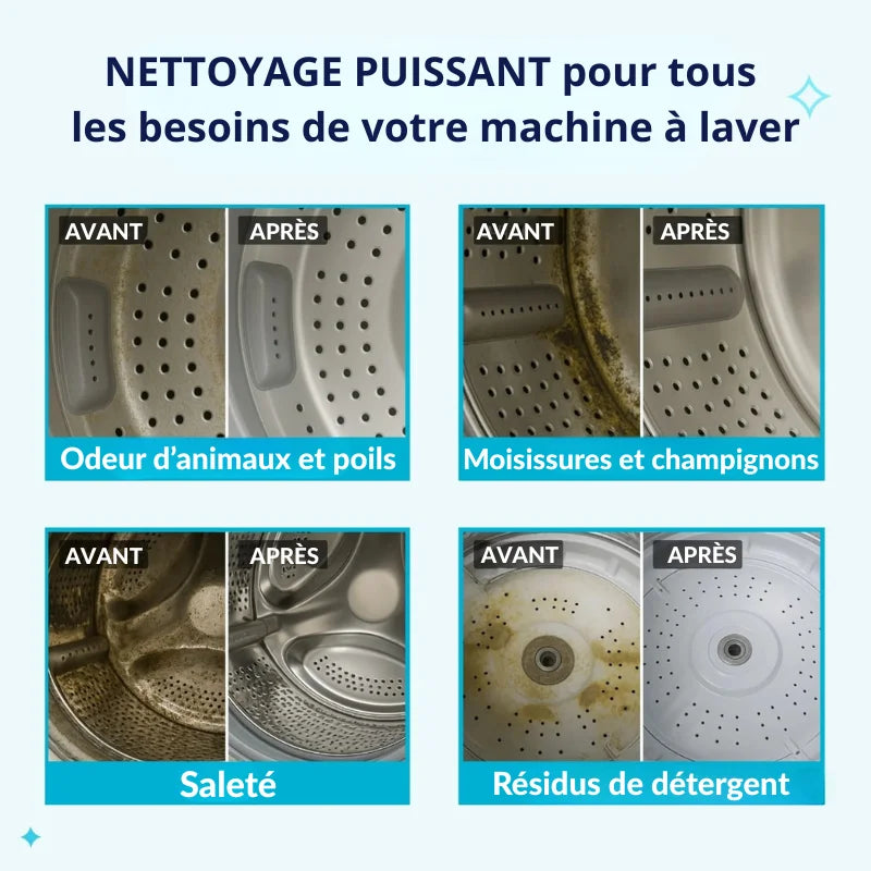Tablettes Lave-Linge Détox