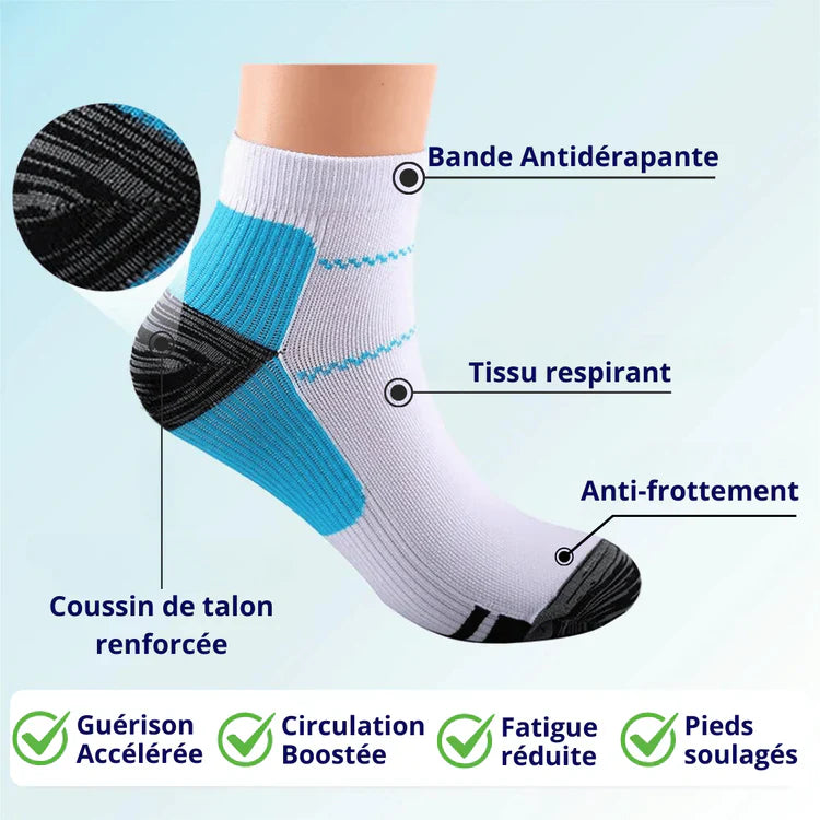 OrthoSocks™ - Chaussettes de compression en fibre de bambou