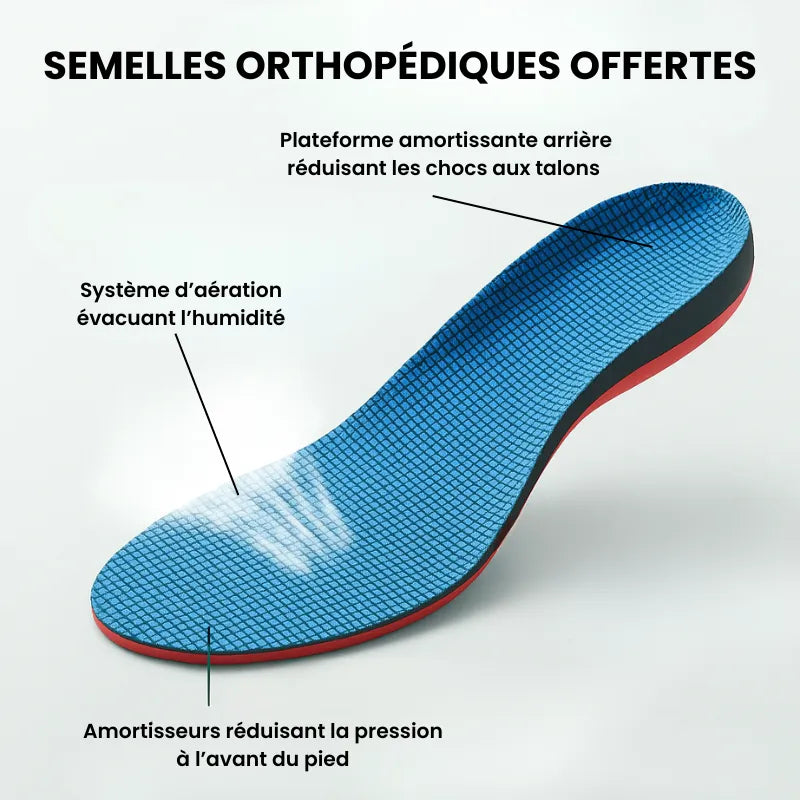 ErgoStepia™ - Baskets à confort orthopédique pour femme
