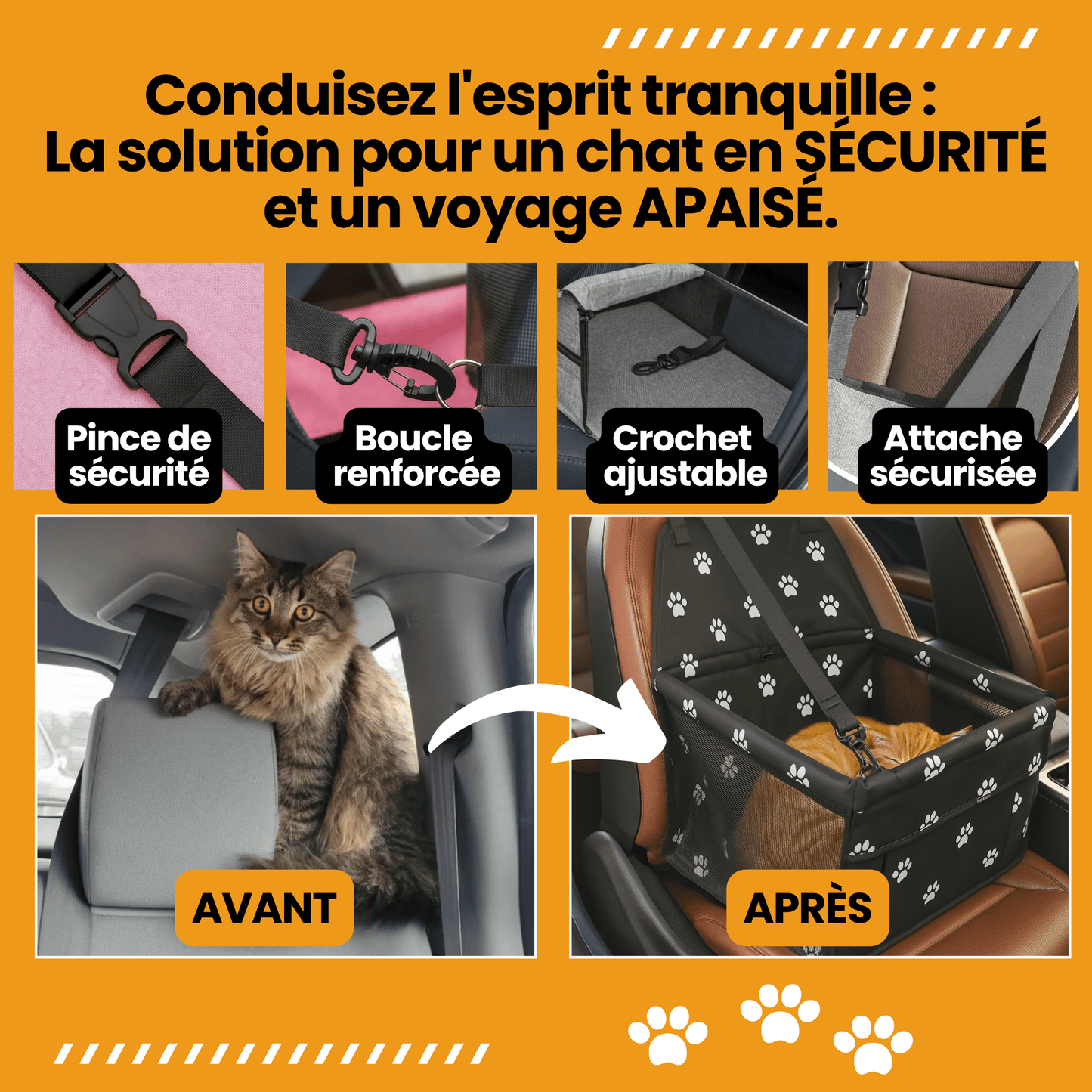 Le Siège Confort GrosMatou — Voyagez en toute sécurité et sans stress