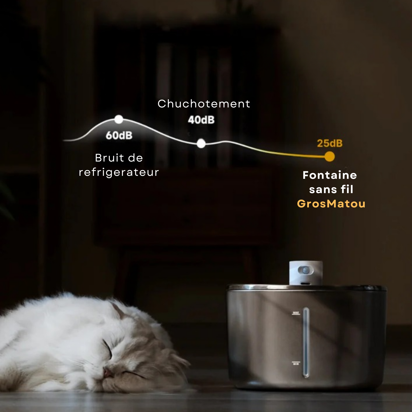Fontaine Sans Fil: La Solution Vétérinaire Anti-Déshydratation en Inox !