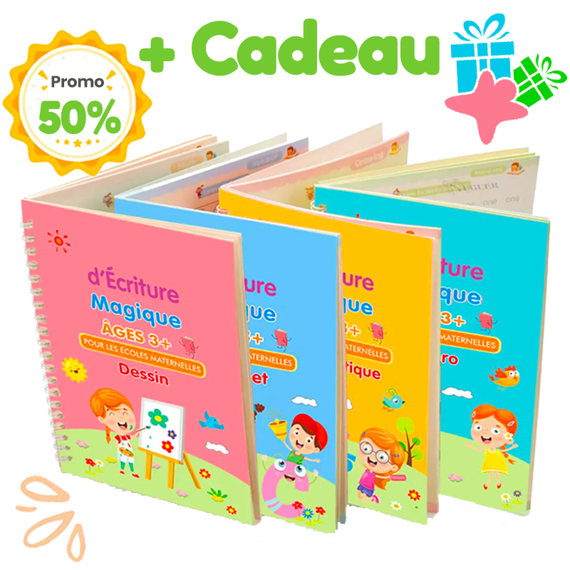 Pack "Le Petit Génie" - 4 cahiers (+Cadeau Offert)