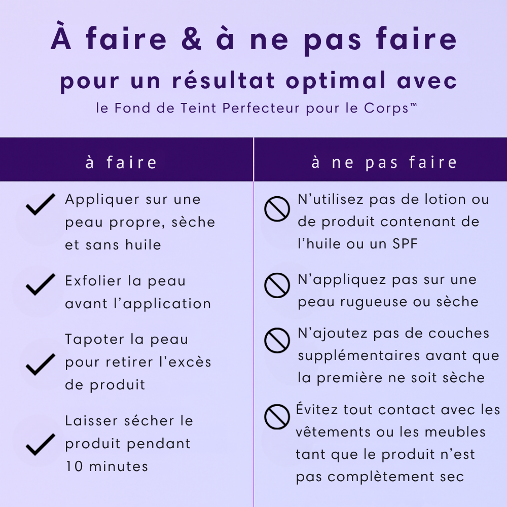Perfecteur Corps™ – Fond de teint pour une peau uniforme