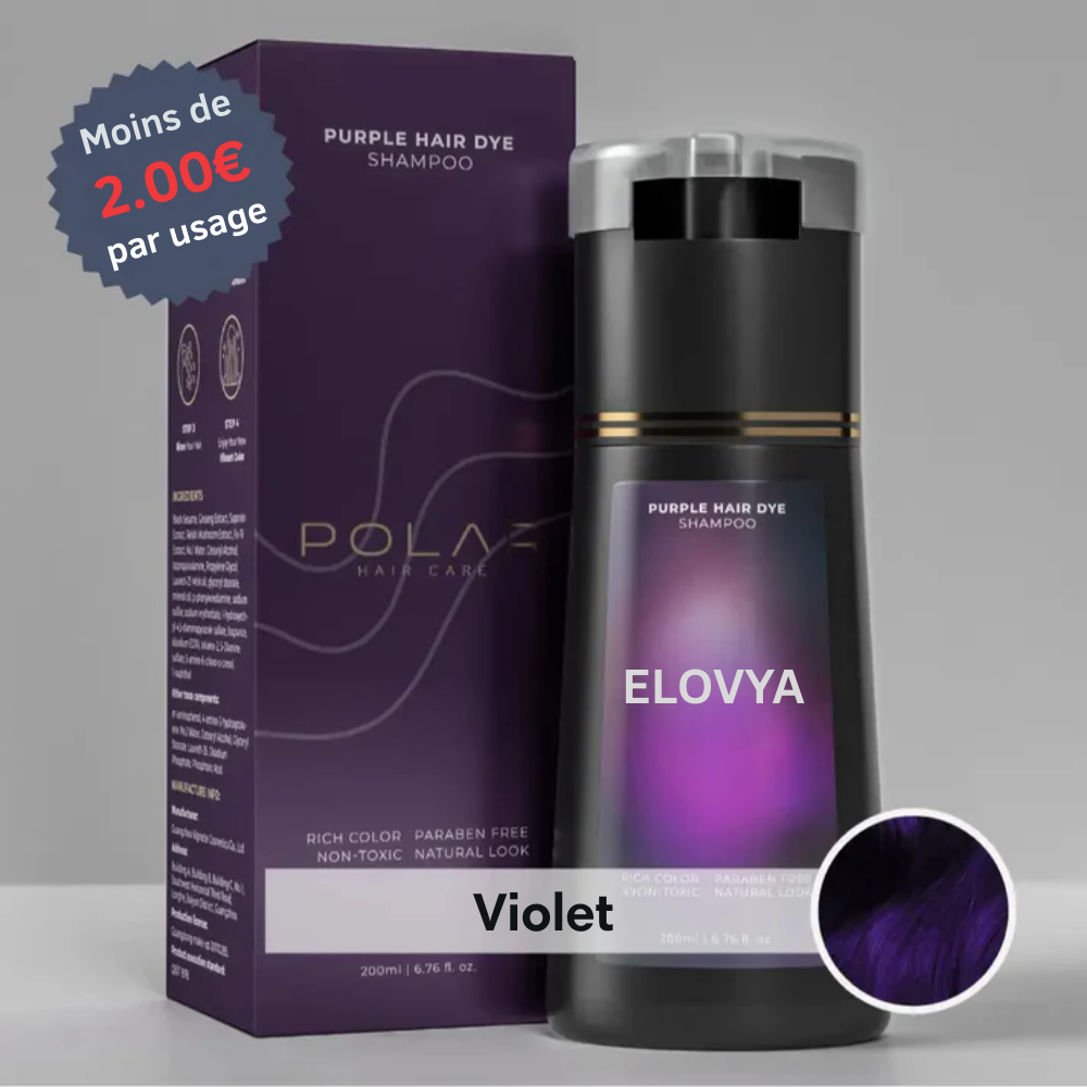 Shampoing colorant instantané