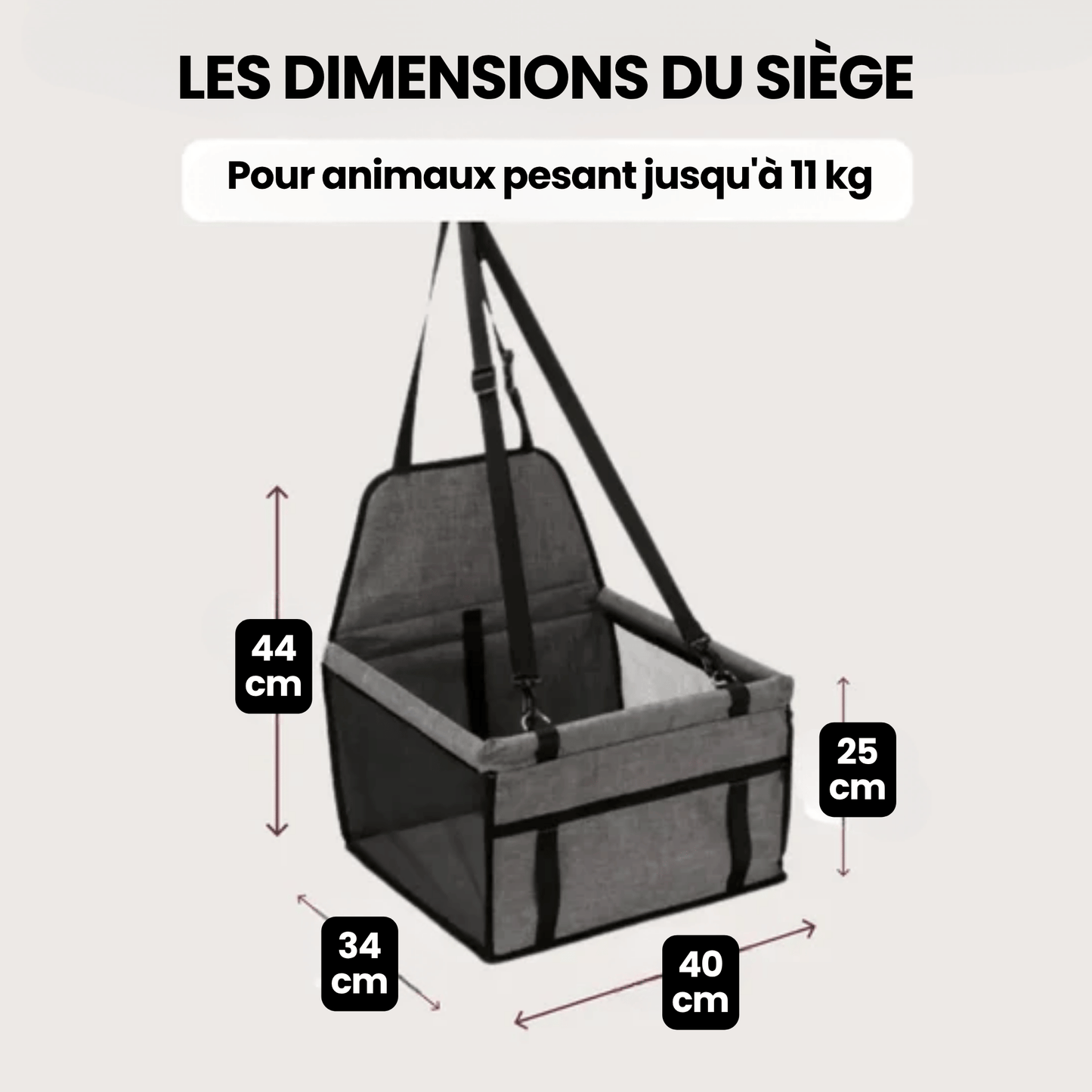 Le Siège Confort GrosMatou — Voyagez en toute sécurité et sans stress