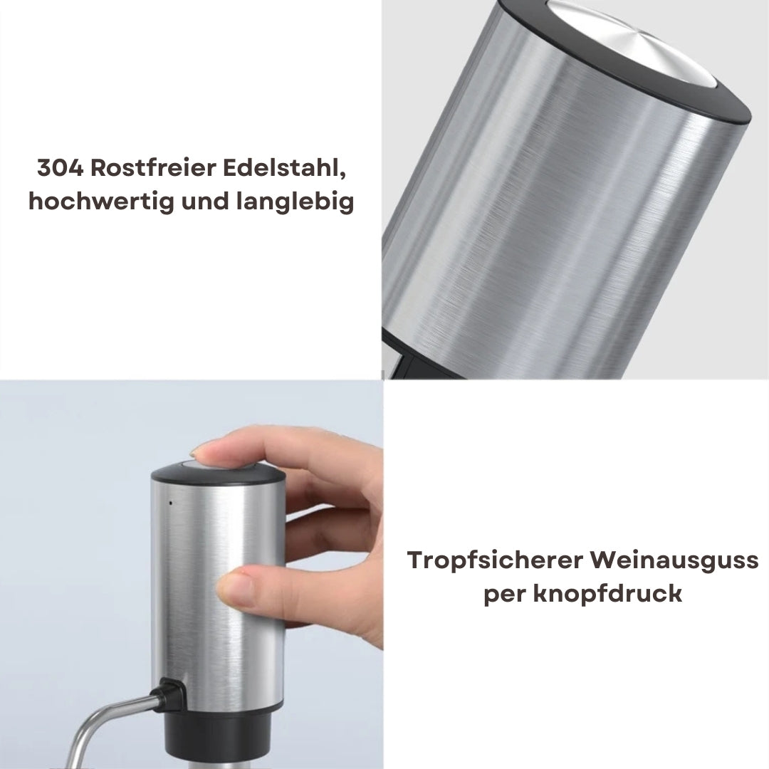 VinoAir™ – Der automatische Premium-Dekanter mit Belüftung & Ausgießer
