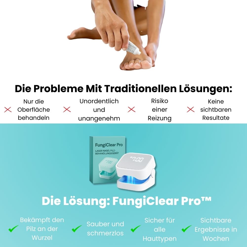 FungiClear Pro™ - Laser-Nagelpilz-Behandlung Gerät