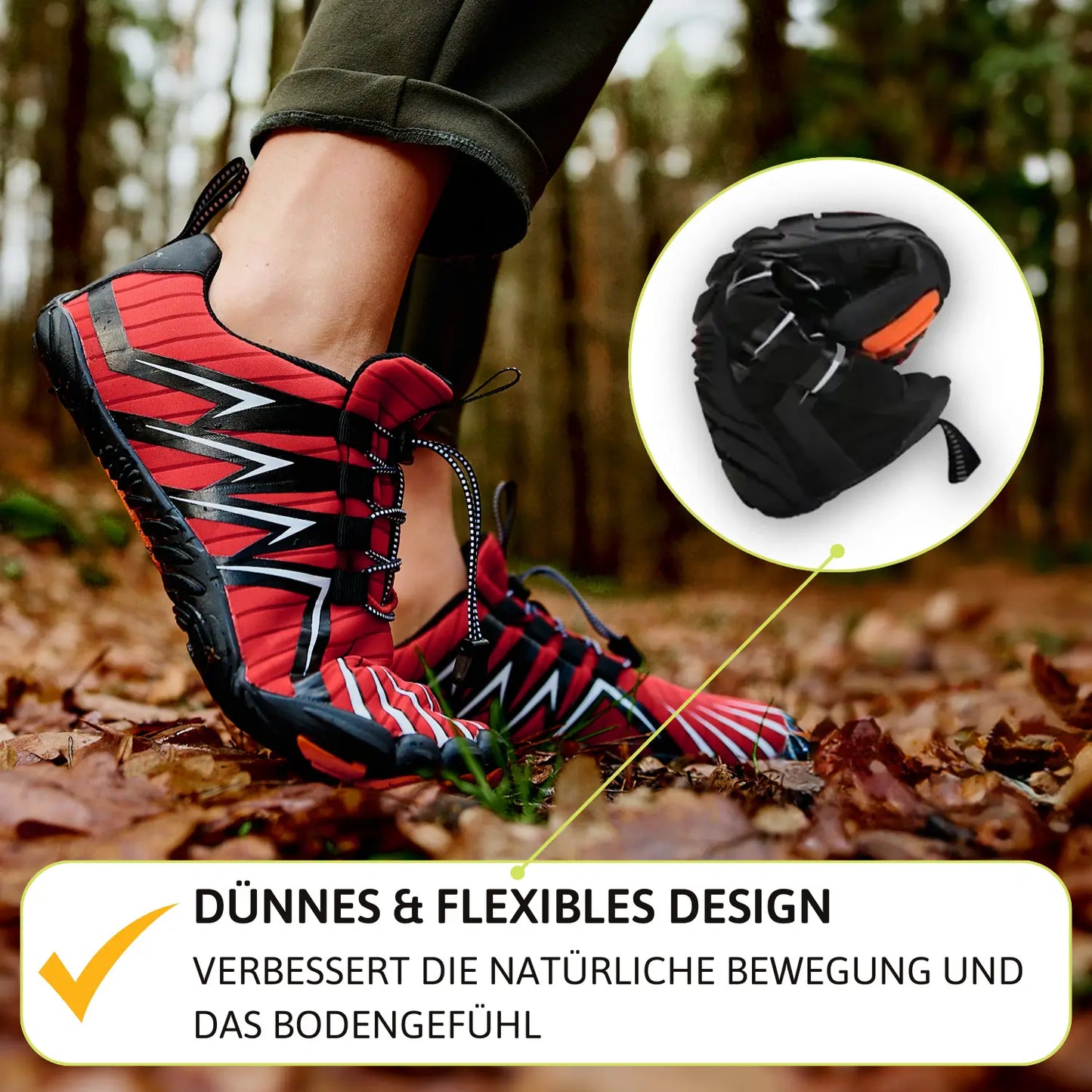 Explorer - Gesunde & rutschfeste Barfußschuhe