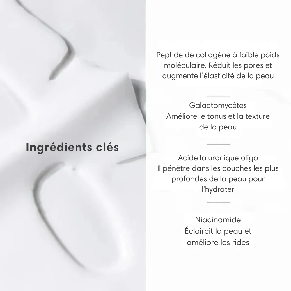 Le masque au biocollagène réduit les rides de 75 % après une seule application