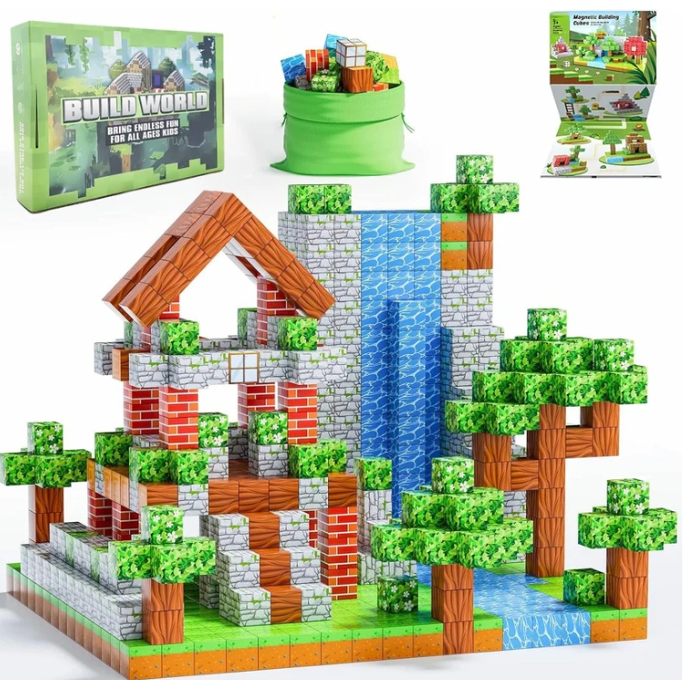 Et si ton enfant construisait SON monde pixelisé... sans écran ? 🎮✨
