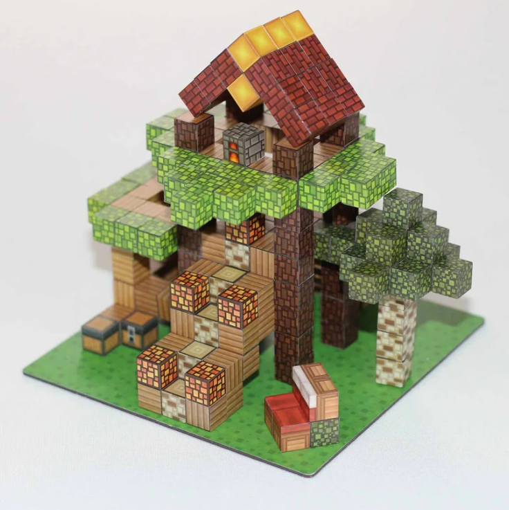 Et si ton enfant construisait SON monde pixelisé... sans écran ? 🎮✨