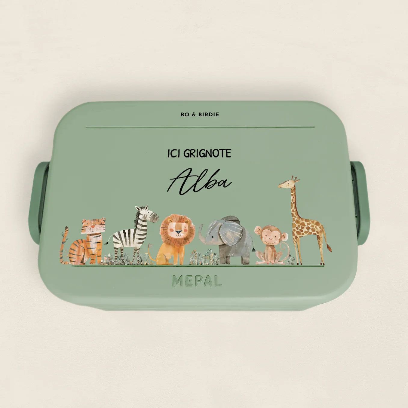 Personalisierte Mepal Brotdose "Safari"