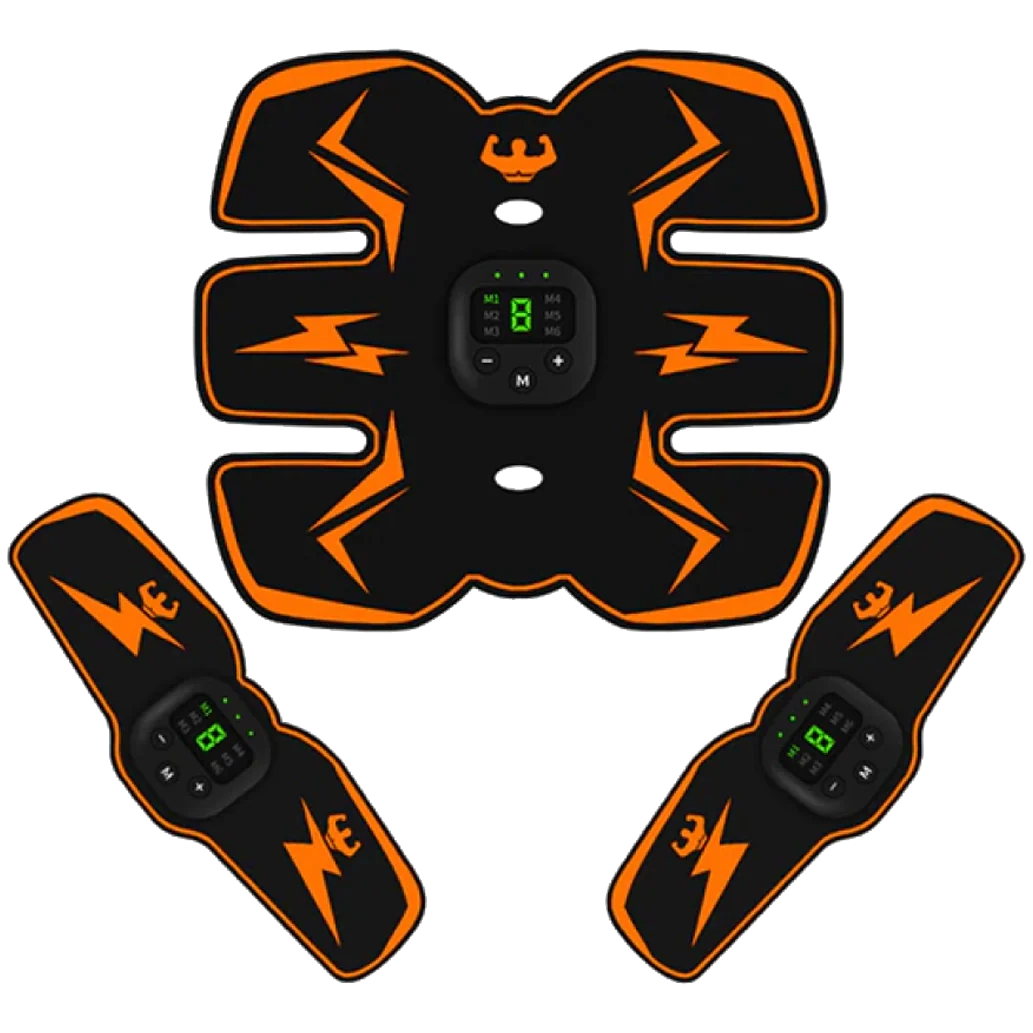 PowerFit – Pack d'électrostimulation pour abdos, bras et jambes