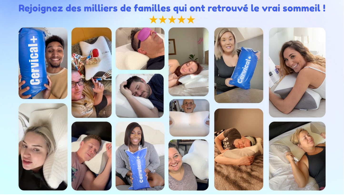 Oreiller Ergonomique Cervical+