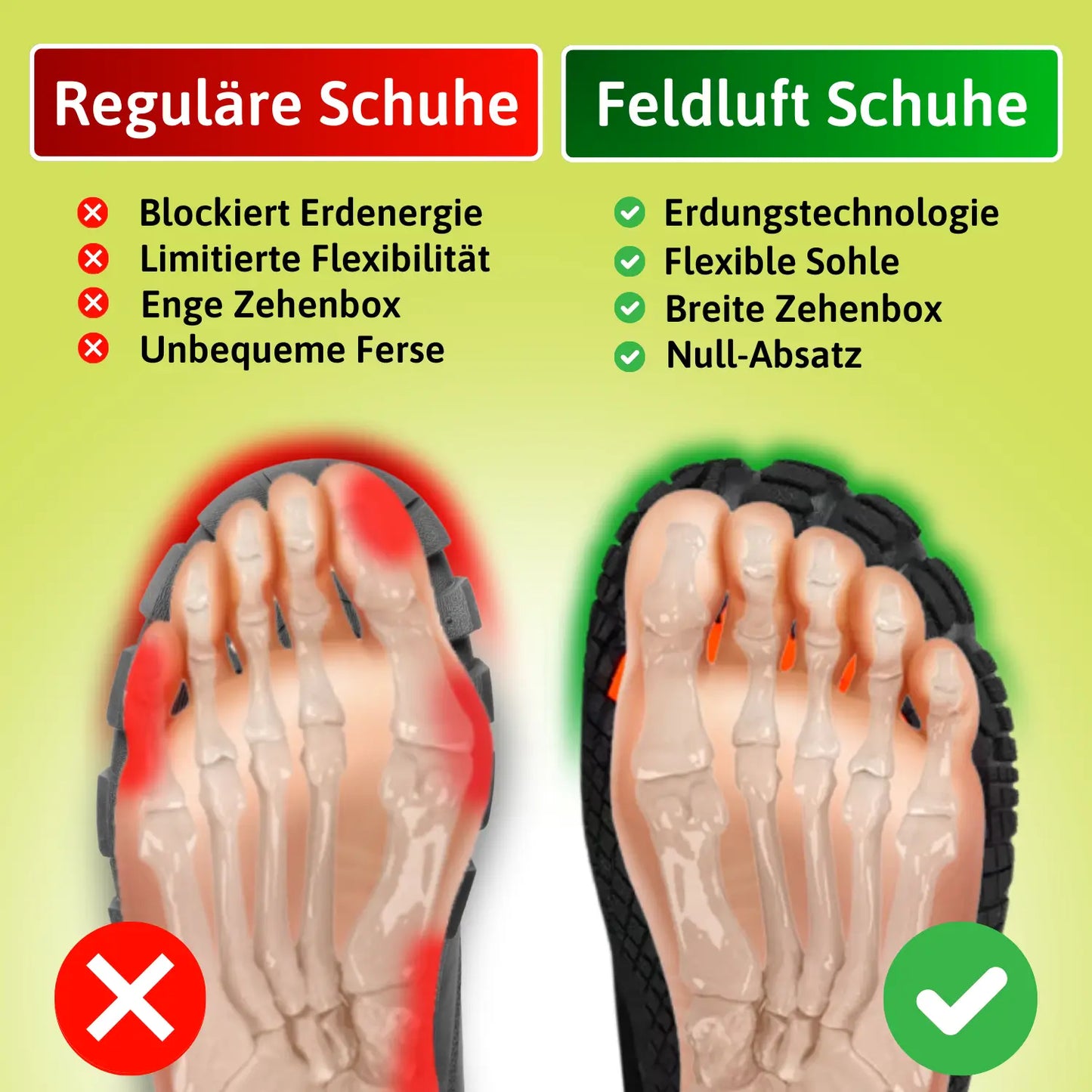 Motion Ground™ – Kupfer-geerdete Barfußschuhe für natürliche Balance (Unisex) (1+1 GRATIS)