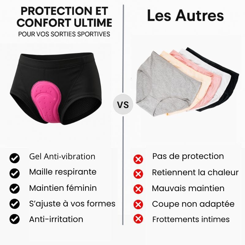 Culotte femme Gel 5D Gsx™ – La première culotte vraiment conçue pour la route.