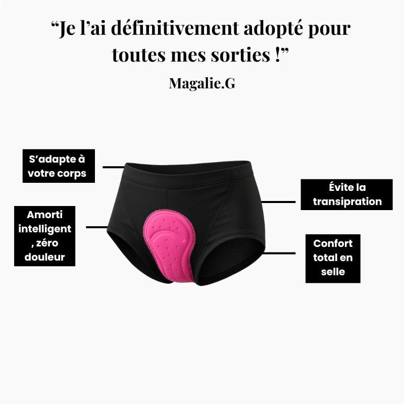 Culotte femme Gel 5D Gsx™ – La première culotte vraiment conçue pour la route.
