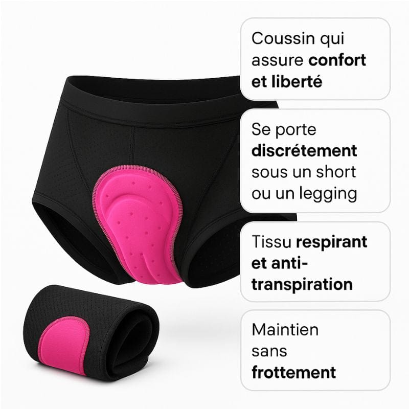 Culotte femme Gel 5D Gsx™ – La première culotte vraiment conçue pour la route.