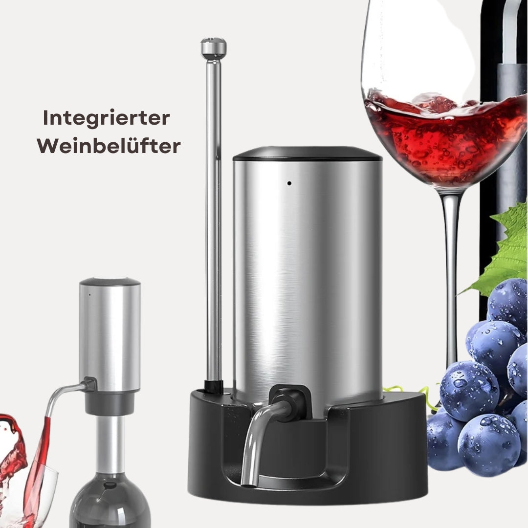 VinoAir™ – Der automatische Premium-Dekanter mit Belüftung & Ausgießer