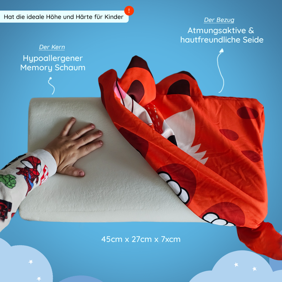 Calmly® - Das Kinderkissen für besseren und gesünderen Schlaf