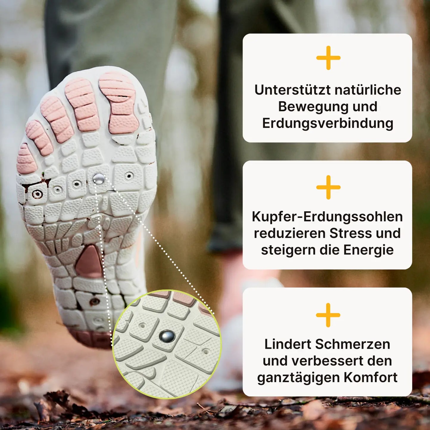 Motion Ground™ – Kupfer-geerdete Barfußschuhe für natürliche Balance (Unisex) (1+1 GRATIS)