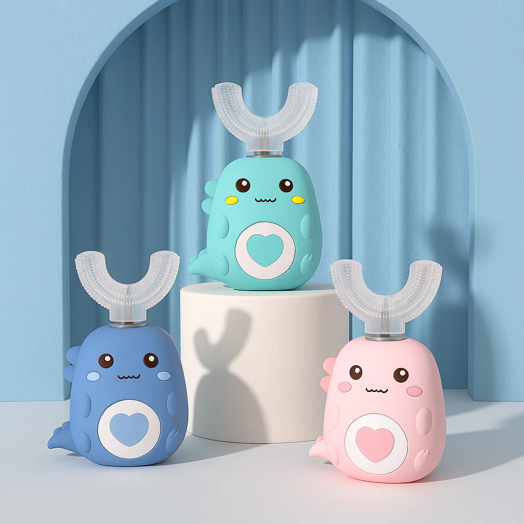DinoBrush™ – Brosse à dents 360° pour enfants