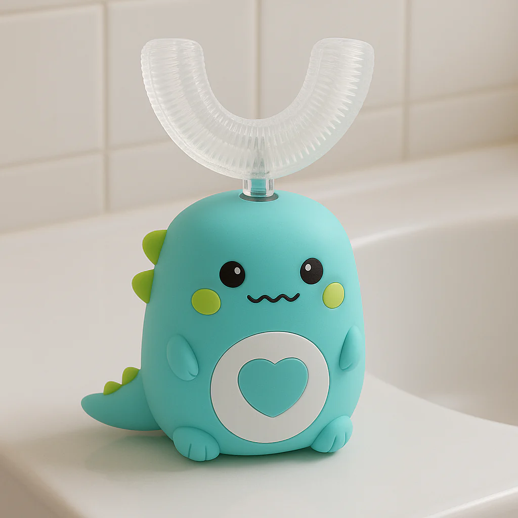 DinoBrush™ – Brosse à dents 360° pour enfants