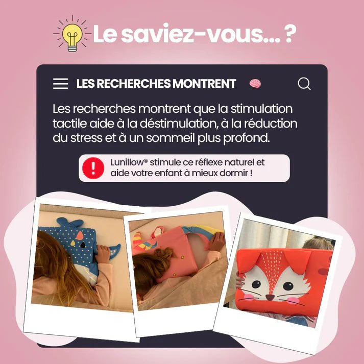 Lunillow® - L’oreiller apaisant pour les petits cerveaux en ébullition
