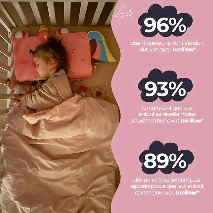 Lunillow® - L’oreiller apaisant pour les petits cerveaux en ébullition