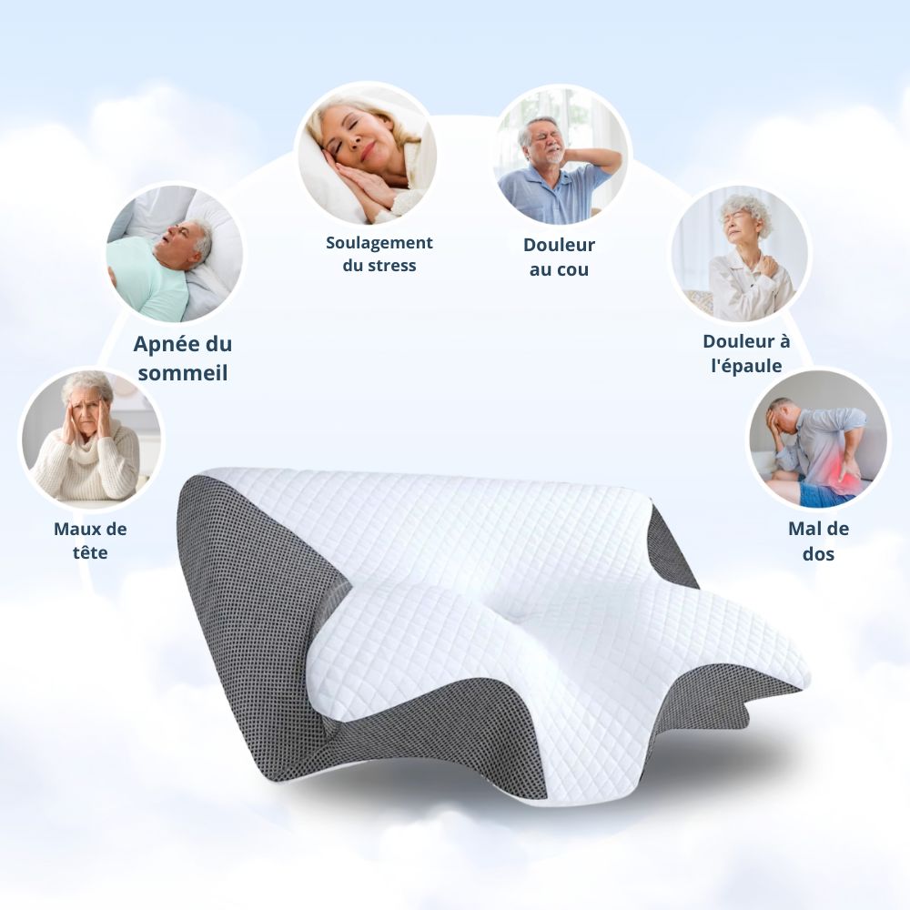 Oreiller Ergonomique Cervical+