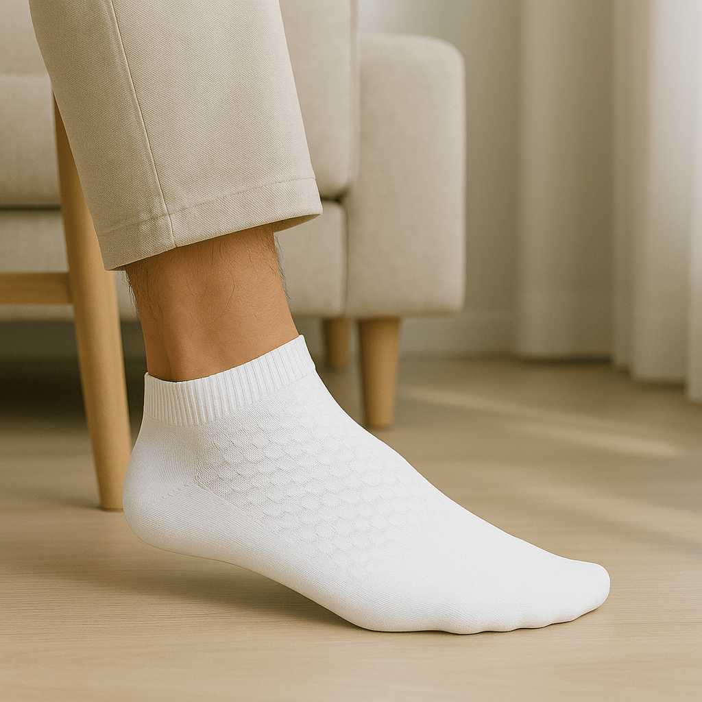 Chaussettes basses Alessio en bambou - Résistantes & Anti-Odeurs