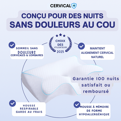 Oreiller Ergonomique Cervical+