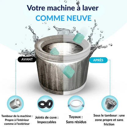 Tablettes Lave-Linge Détox