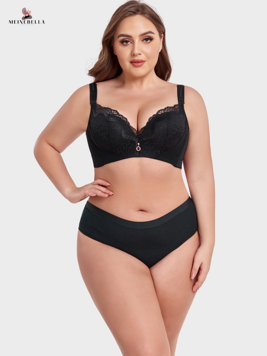 Meinebella™ Push-Up BH mit Spitze Extrafarben