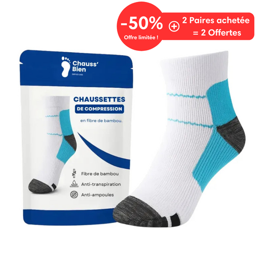 OrthoSocks™ - Chaussettes de compression en fibre de bambou