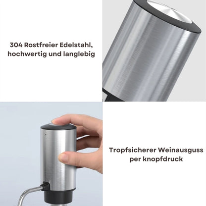 VinoAir™ – Der automatische Premium-Dekanter mit Belüftung & Ausgießer