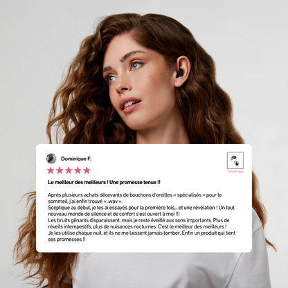 Bouchons d'oreilles WavPlugs + Boîtier Offert