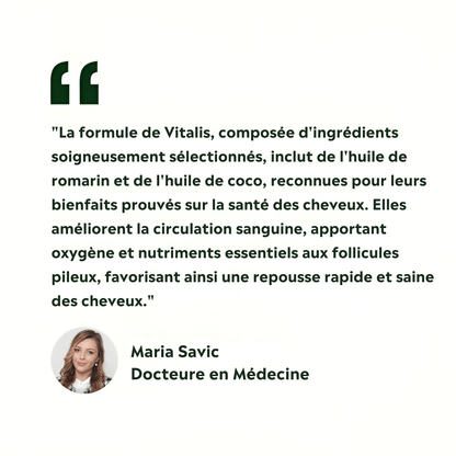 Huile de croissance pour cheveux