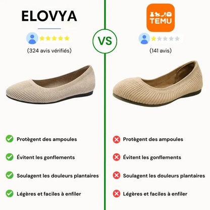 Simona™ - Ballerines à confort orthopédique