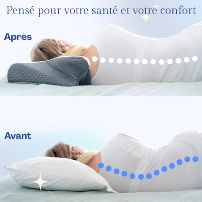Oreiller Ergonomique Cervical+