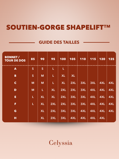 Soutien-gorge ShapeLift™ | Élimine la douleur et rehausse instantanément la poitrine