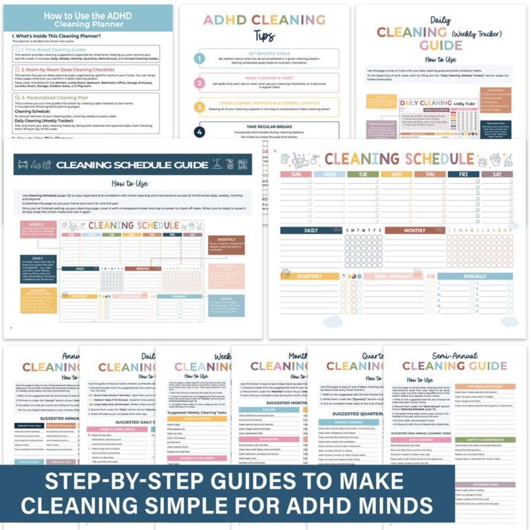 ADHD Cleaning Planner 2026