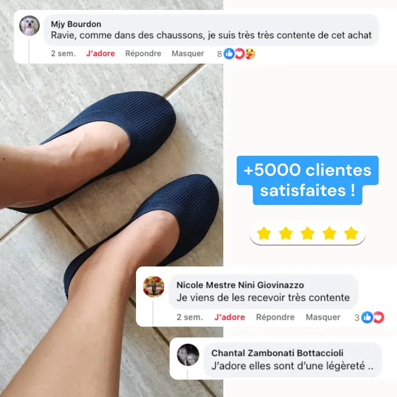 Simona™ - Ballerines à confort orthopédique