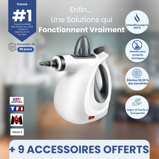 Adieu produits toxiques, bonjour propreté 100% saine – sans effort