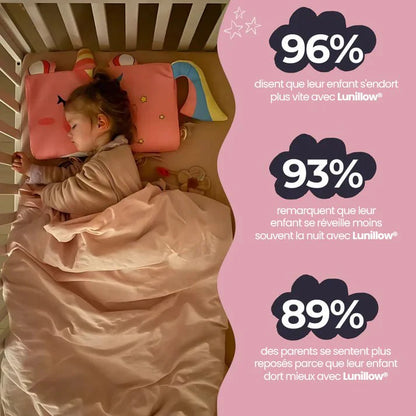 Lunillow® - L’oreiller apaisant pour les petits cerveaux en ébullition