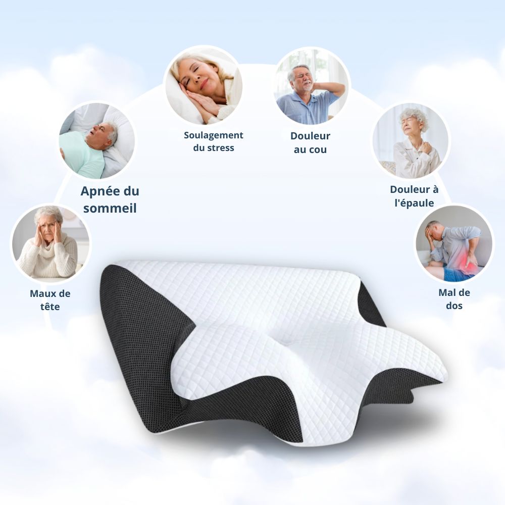Oreiller Ergonomique Cervical+