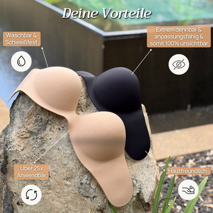 Trägerloser Pushup Klebe-BH™ - Ideal für rückenfreie & trägerlose Outfits