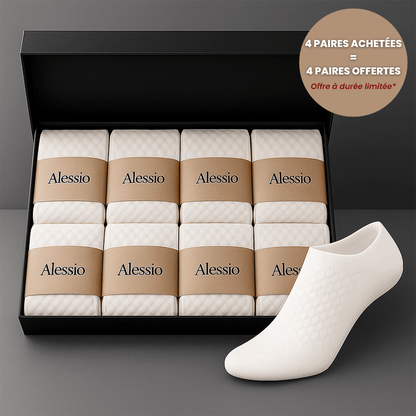 Chaussettes basses Alessio en bambou - Résistantes & Anti-Odeurs